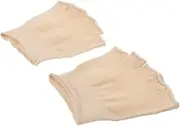 [AUTSUPPL] Invisible Half Palm Toe Socks Women Heelless Socks Grip Socks Breathable Cotton Spandex Sandals Shoes