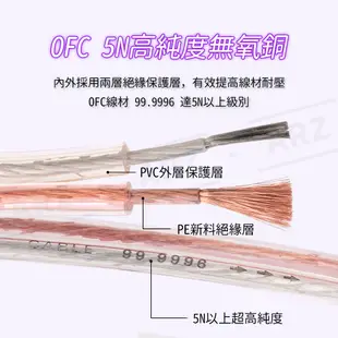 Hi-Fi 高傳真 5N喇叭線 送剝線器【ARZ】【D148】OFC高導無氧銅 環繞音響線材 音箱訊號線 發燒線 紅黑線