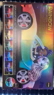 Rainbow High Color Change Car Convertible Vehicle, 8-In-1 Light-Up, Brand New