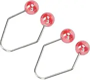 Dimple Training Tool, Facial Dimple Training Alloy for Home Use for Cheeks (Red)