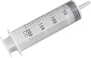 AIMALL 100-200ML Reusable Big Large Plastic Hydroponics Nutrient Measuring Syringe, Ideal for Hydroponics, Pet Feeding, Plant Cultivation