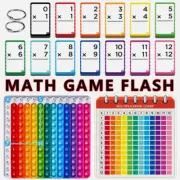 Multiplication Flash Cards Pop Fidget Chart 156 Hole Punched Math Game Flash