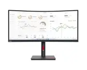 Lenovo T34w-30 34" WQHD Curved Monitor,3440x1440,DP,HDMI,USB-C,LAN,4xUSB3.2,H/Ad