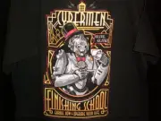 TeeFury Doctor Who LARGE "Elite! Elite!" Cybermen Mash Up Tribute BLACK