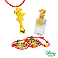 在飛比找PChome24h購物優惠-Disney迪士尼系列金飾 彌月金飾印章套組木盒-榜首美妮款