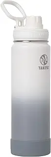 [TAKEYA] Actives 24 oz Vacuum Insulated Stainless Steel Water Bottle with Spout Lid, Premium Quality, Ombre Morning Mist