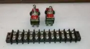 Train Layout And Other Uses Set Of New Toggle Switches With Power Block. R 13-8.