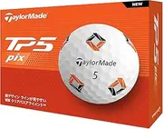 Taylormade TP5 Pix Series 2024 Golf Balls, 1 Dozen (12 Pack)