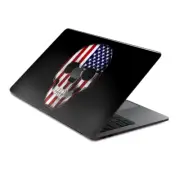 Skins Wrap for MacBook Pro 15 inch Retina Touch American Skull Flag in Skull