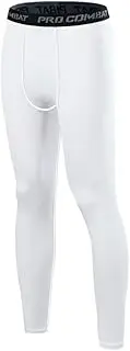 [HYCOPROT] Men's Compression Pants Athletic Tight,Leggings Base Layer Bottoms for Running Workout Sports Yoga Basketball