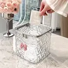 Acrylic Clear Storage Box Household Desktop Trash Can Laundry Pods Container