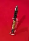 Handcrafted Revolver Click Pen W/ spalted maple, GunmetalFinish
