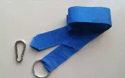 BLUE PORTABLE HAMMOCK SLEEPING BED ROPES OUTDOOR TRAVEL CAMPING BACKPACKING