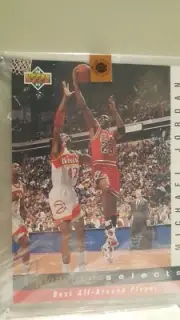 1992 Upper Deck Jerry West Selects #JW8 Michael Jordan 10 x 12 Limited Edition