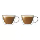 Baccarat Barista Café Set of 2 Double Wall Latte Glass