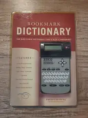 Zelco Bookmark Electronic Dictionary Daily Alarm Calculator Ultra Slim NIP New
