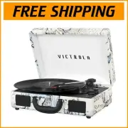 Enhanced Sound Vintage Record Player - Bluetooth & Portable for Easy Travel