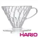 金時代書香咖啡 HARIO V60透明02樹脂濾杯 1~4杯 VD-02T