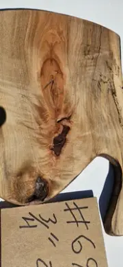 Spalted Maple Cutting board, charcuterie - live edge slab