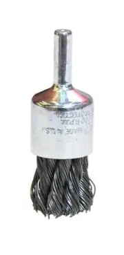 Weiler 10026 3/4" Knot Wire End Brush, .020" Steel Fill, Made in USA (Pack of...