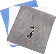 SHERCHPRY 3Pcs Microfiber Sports Towels Quick Dry Gym Towels for Yoga Fitness and Travel Absorbent Sweat Towels for Active Men