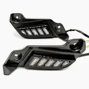 2Pcs Car LED Daytime Running Light Fog Light DRL Dynamic Turn Signal Light for Toyota Tacoma 2011 2012 2013 2014 2015