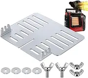 Wood Stove Fan Bracket, Heater Bracket For Fireplace Fan, Multi-Purpose Heater Holder, Heater Bracket For Cabin, Fireplace Fan Holder, Heated Stuff Shelf, Heat Distribution Bracket, Stove Fan Mounting