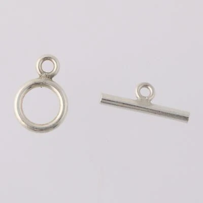 NEW Ring & Toggle Clasp Sterling Silver Jewelry Crafting Findings Making Repair