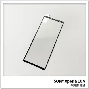 SONY Xperia 10 V 滿版全膠鋼化玻璃貼 保護貼 保護膜 鋼化膜 9H鋼化玻璃 螢幕貼 H06X7