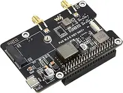 Areyourshop Raspberry Pi 5 PCIe to M.2 E Key with PoE Ethernet Power Supply Adapter Board