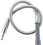 Replacement B-0044-H Pre-Rinse Hose for T&S Brass, 44 Inches Flexible Stainless Steel commercial sink sprayer Hose with Heat Resistant Gray Handle