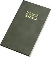 FOMIYES 2023 Year Planner Notebook for Men Agenda Notebook Weekly Monthly Planner Pages