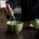 【觀雲】越窯青瓷花瓣茶洗陶瓷功夫茶具零配件筆洗茶碗家用水盂水洗茶渣缸【A2-104】