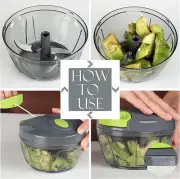 Hand-Pull Vegetable Chopper | Onion Fruit Cutter Slicer