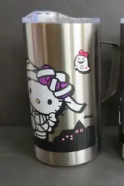 NEW ~ SANRIO ~ HELLO KITTY ~ MUMMY ~ STAINLESS STEEL TUMBLER WITH HANDLE