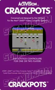 Atari 2600 Replacement Label - Crackpots