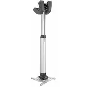 VOGELS MOUNTS VOGELS PROJECTOR MOUNTS - 55 - 85CM ADJUSTMENT SMALL SILVER PROJECTOR CEILING KIT 15KG