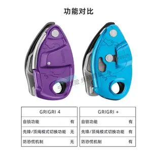 *限時熱銷*攀索PETZL grigri4 grigri+ D13 D014攀巖先鋒保護器登山下降器