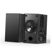 4 Inch Woofer Wood Enclosure Bookshelf Speakers - Powerful 30W Stereo BT-04