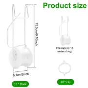 Flower Vine Crop Trellis Kit Strong Load Bearing Tomato Roller Hooks With xiUat