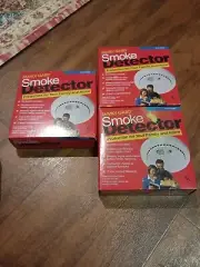 3 Family Gard Smoke Detector Alarm - Model FG888D - Vintage 1992 - New in Box