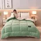 New Super Warm Lamb Wool Quilt Winter Thickened Cotton Quilt Warm Cotton