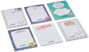 Solimo Set Of 6 Notepads for Office & Home Work Stationery 4 X 5.25 Inches
