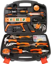 102Pieces Garden Home Household Tools Set Kit Box Repair Hard Case