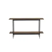 Modern Furniture HAMILTON Console Table Solid Acacia Wood 140cm - Toffee