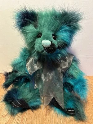 Charlie Bears Filigree NWT Plush Turquoise Teddy Bear CB246020O