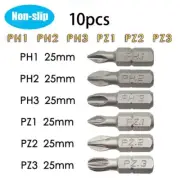 Driver Bit Set PH Hex Shank 25mm Drill Bit Set PH1/PZ1/PH2/PZ2/PH3/PZ3