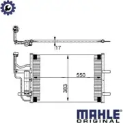 CONDENSER AIR CONDITIONING AC 386 000S FOR MAZDA 3/5 RF8G/RF7J 2.0L L3M6 2.3L 3