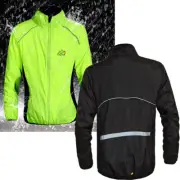 Cycling Jacket Fluorescent Green Jacket Road MTB Bike Quick Dry Rain Wind Coat