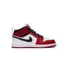 Air Jordan 1mid white, red and black. Size 4.5Youth, brand new!!